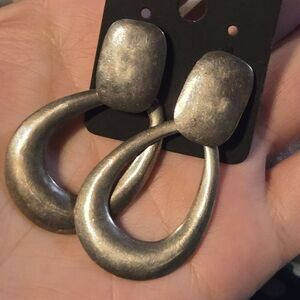 Heavy Sterling Silver Earrings